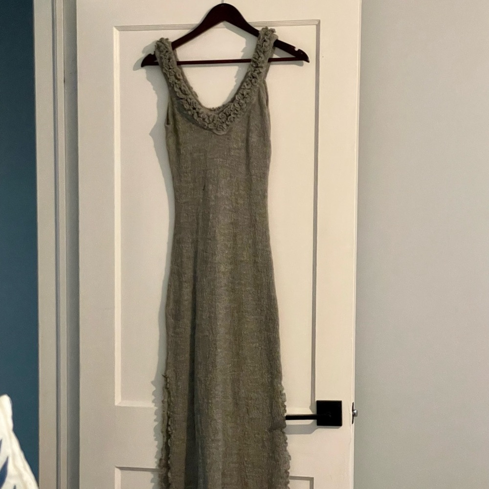 Gray Alpaca Dress